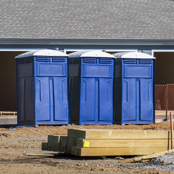 is there a specific order in which to place multiple porta potties in Bivins TX